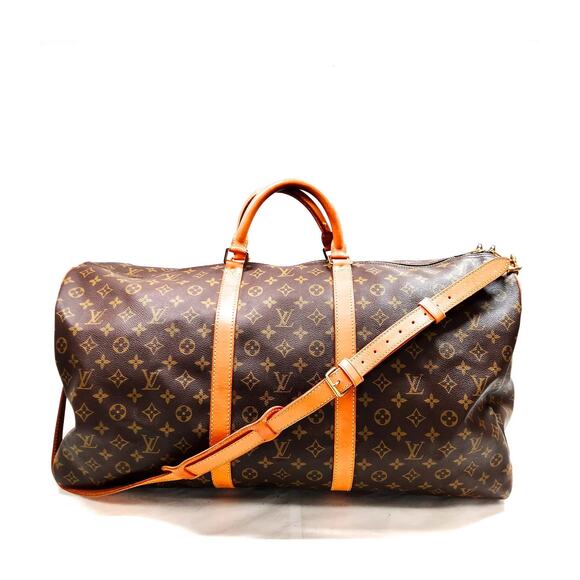 Louis Vuitton Monogram Keepall Bandouliere 60 Boston Bag - Picture 1 of 9